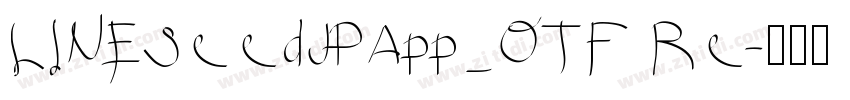 LINESeedJPApp_OTF Re字体转换